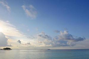 Tropical beach view photo