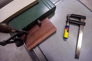 clamp and ruler tools photo