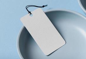 Label Tag mockup template photo