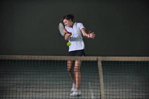 tennis girl view photo