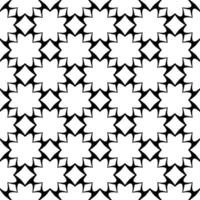 Monochrome linear pattern, diamond, square, seamless vector background.Black rhombus on white background photo