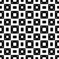 Monochrome linear pattern, diamond, square, seamless vector background.Black rhombus on white background photo