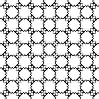 Monochrome linear pattern, diamond, square, seamless vector background.Black rhombus on white background photo