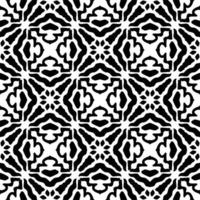 Monochrome linear pattern, diamond, square, seamless vector background.Black rhombus on white background photo