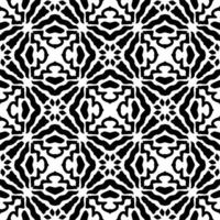 Monochrome linear pattern, diamond, square, seamless vector background.Black rhombus on white background photo