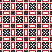 Monochrome linear pattern, diamond, square, seamless vector background.Black rhombus on white background photo