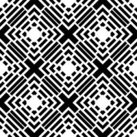 Monochrome linear pattern, diamond, square, seamless vector background.Black rhombus on white background photo