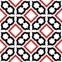 Monochrome linear pattern, diamond, square, seamless vector background.Black rhombus on white background photo