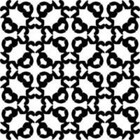 patrón lineal monocromático, diamante, cuadrado, fondo vectorial sin costuras.rombo negro sobre fondo blanco foto