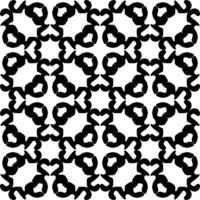 Monochrome linear pattern, diamond, square, seamless vector background.Black rhombus on white background photo