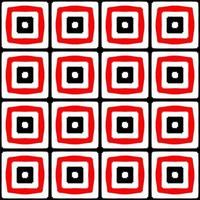 Monochrome linear pattern, diamond, square, seamless vector background.Black rhombus on white background photo