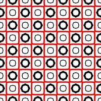 Monochrome linear pattern, diamond, square, seamless vector background.Black rhombus on white background photo