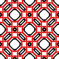 Abstract geometric seamless pattern.Modern geometric background with Bold Lines.seamless Russian style black Geometric background.Tile seamless pattern. Black and white geometric background. photo