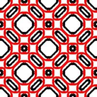 Abstract geometric seamless pattern.Modern geometric background with Bold Lines.seamless Russian style black Geometric background.Tile seamless pattern. Black and white geometric background. photo