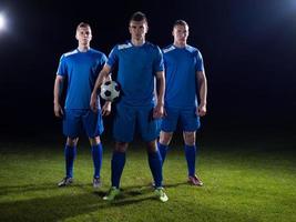 equipo de jugadores de fútbol foto