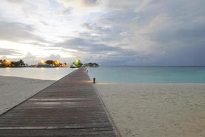 Tropical beach view photo