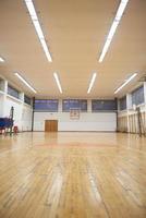 Empty school gym photo