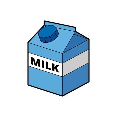 Free milk carton - Vector Art