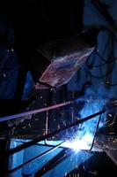 Welder at work photo