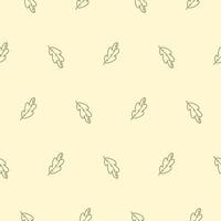 Graphic oak leaves on a pattern. Pattern for fabric, textile, wallpaper, wrapping paper, scrapbooking. vector