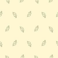 Graphic oak leaves on a pattern. Pattern for fabric, textile, wallpaper, wrapping paper, scrapbooking. vector