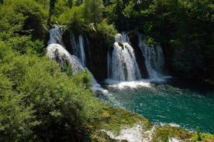 View of a waterfall photo