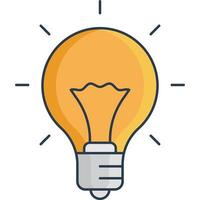 Light bulb idea vector