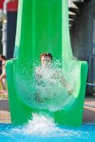 Swimmer in pool photo