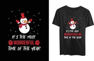 diseño de camiseta de navidad vector