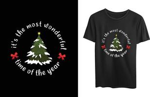 Christmas t-shirt design vector