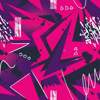 Abstract seamless geometric pattern