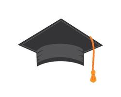 Graduation Cap, knowledge cap. Illustration for printing, backgrounds, covers and packaging. Image can be used for greeting cards, posters, stickers and textile. Isolated on white background. vector