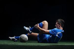 Soccer player view photo