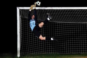 vista de jugador de futbol foto