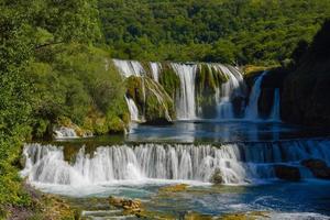 View of a waterfall photo