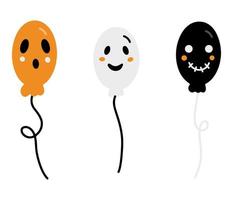 Vector Halloween balloons