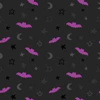 Bats seamless pattern vector