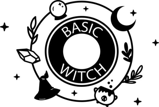 Basic Witch Frame vector