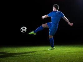 Soccer player view photo