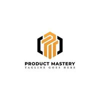 Initial Letter PM Logo Design. 6787605 Vector Art at Vecteezy