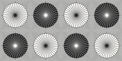 diseño geométrico abstracto del círculo de patrones sin fisuras. ilustración vectorial eps10 vector
