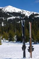 winter woman ski photo