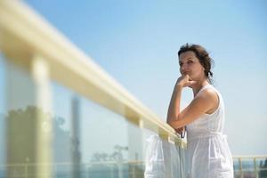 happy woman outdoor photo