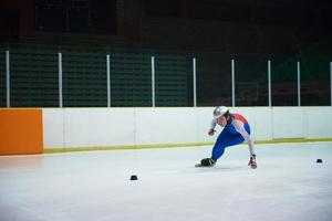 vista de patinaje de velocidad foto