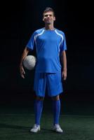 Soccer player view photo