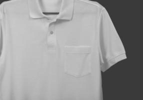 Polo shirt mockup template with pocket photo
