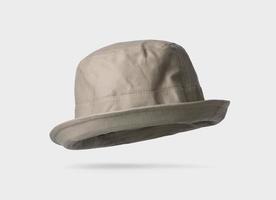 Canvas Bucket Hat Mockup Template with copy space for your logo or graphic design photo