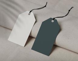 Label Tag mockup template photo