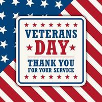 Veterans day flag america vector design background