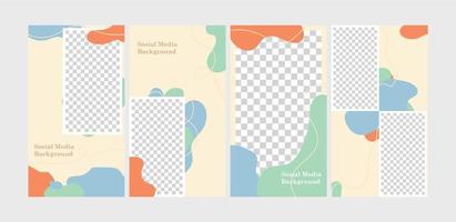 Social Media Background vector